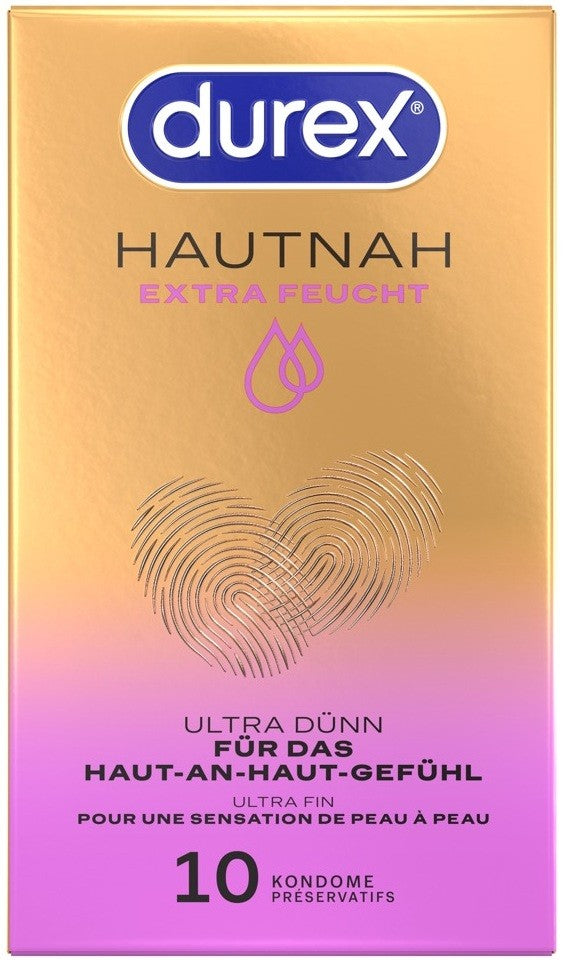 Durex Hautnah Extra Feucht Kondome (10 Stk)