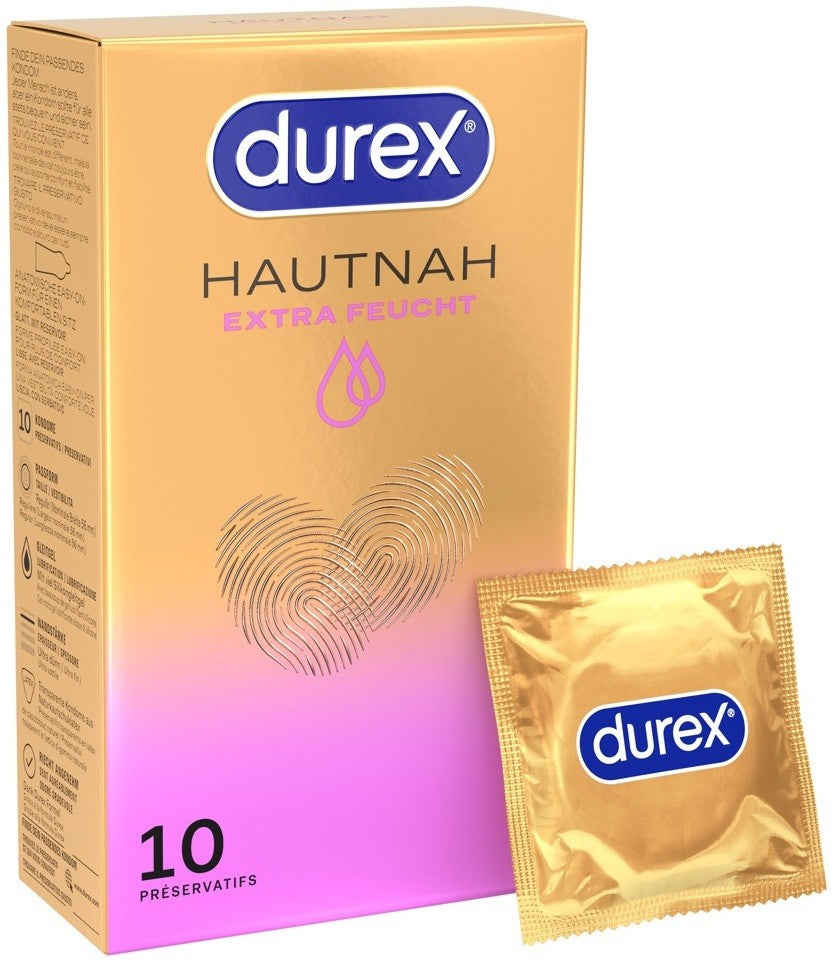 Durex Hautnah Extra Feucht Kondome (10 Stk)