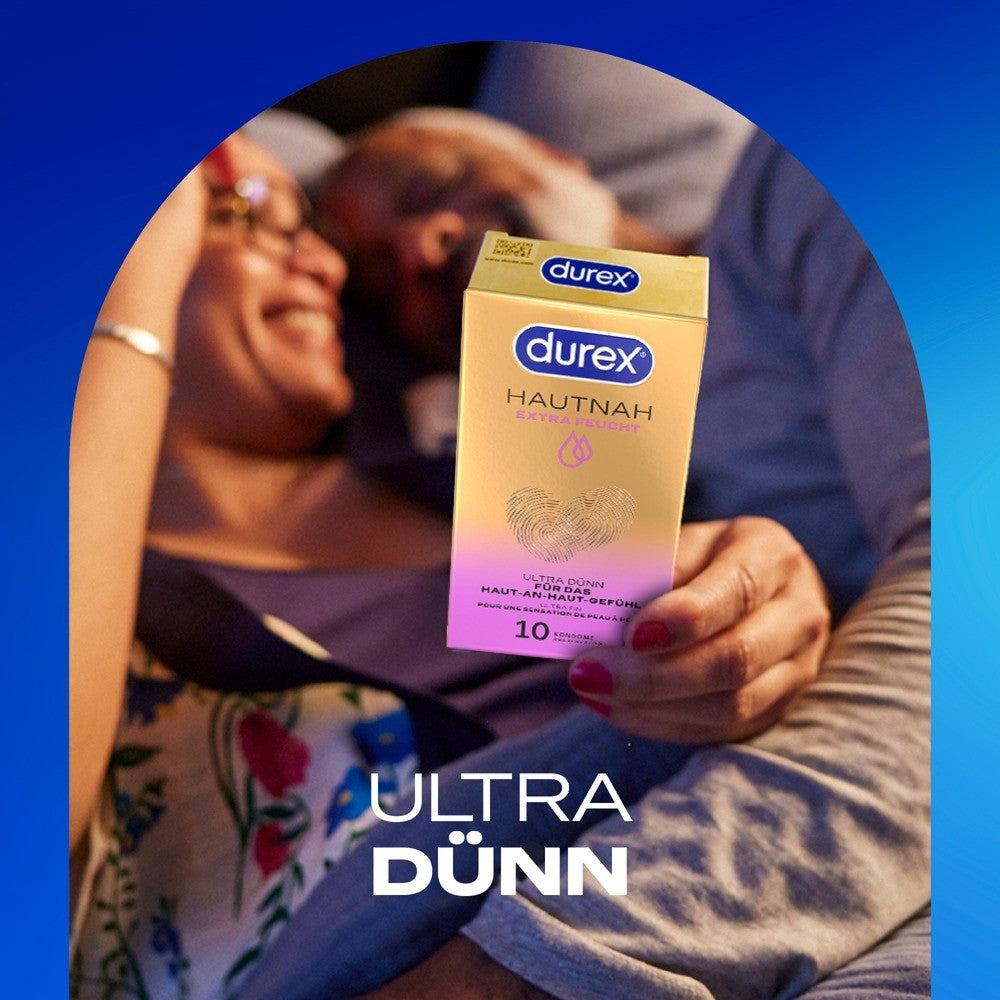 Durex Hautnah Extra Feucht Kondome (10 Stk)