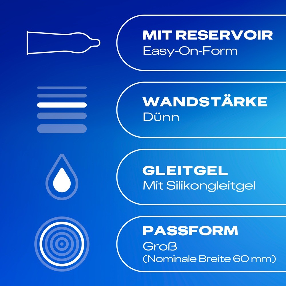 Durex Hautnah Extra Gross XXL Kondome (10 Stk)