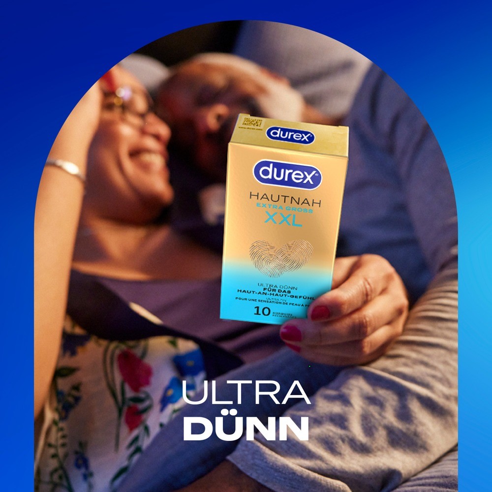 Durex Hautnah Extra Gross XXL Kondome (10 Stk)