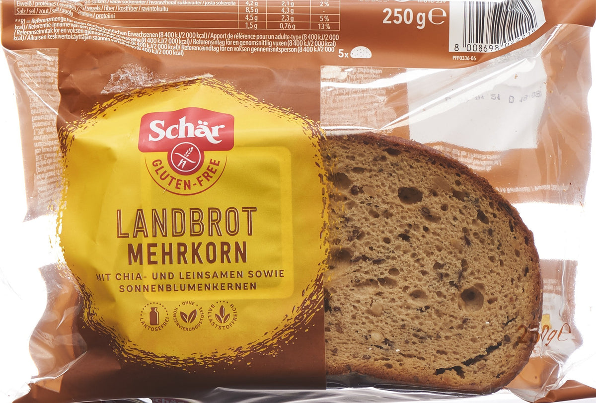Schär Landbrot Mehrkorn, glutenfrei (250g)