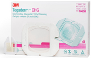 3M Tegaderm CHG I.V. Port Dressing Fixierverband 12x12cm (25 Stk)