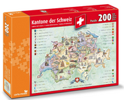 carta.media Kantone der Schweiz - Puzzle (200 Teile)