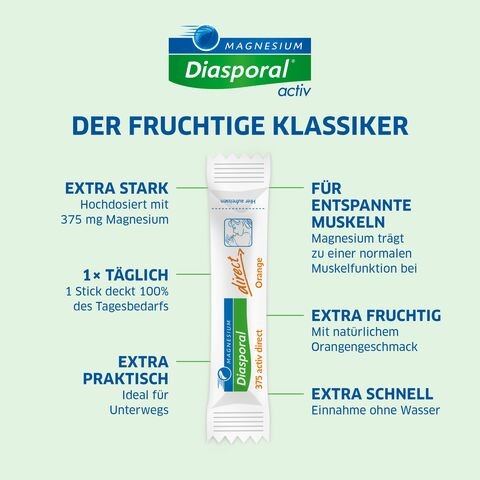 Diasporal Magnesium Activ direct Orange (20 Stk)