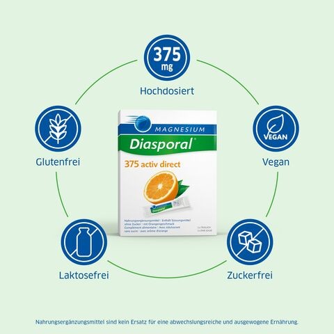 Diasporal Magnesium Activ Direct Orange (60 Stk)