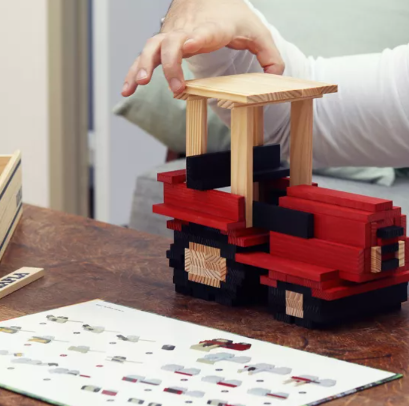 KAPLA Baukasten Traktor (155 Teile)