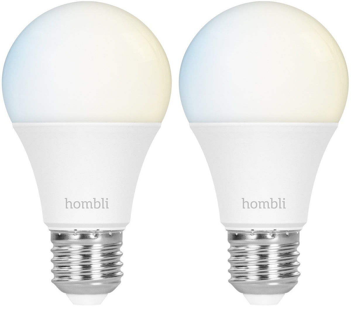 hombli Smart Bulb E27 CCT-Glühbirne Promo Pack (2 Stk)