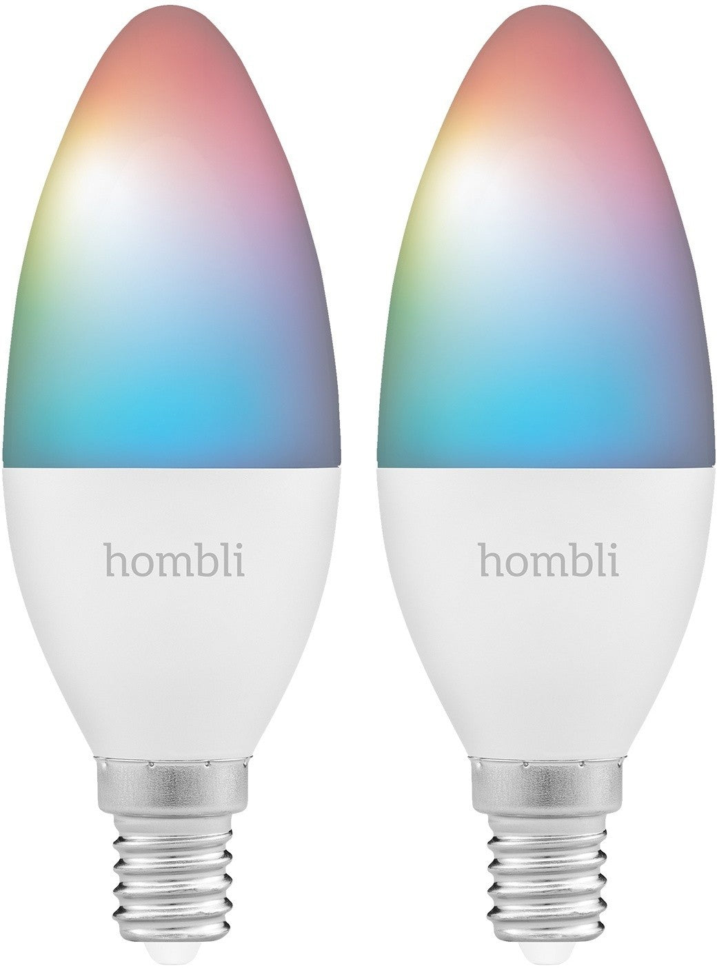 hombli Smart Bulb E14 RGB + CCT-Glühbirne Promo Pack (2 Stk)