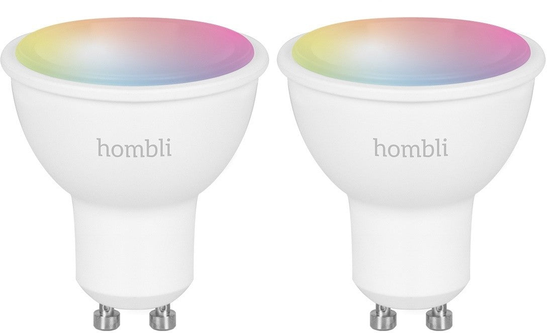 hombli Smart Spot GU10, 4.5W RGB + CCT Promo Pack (2 Stk)