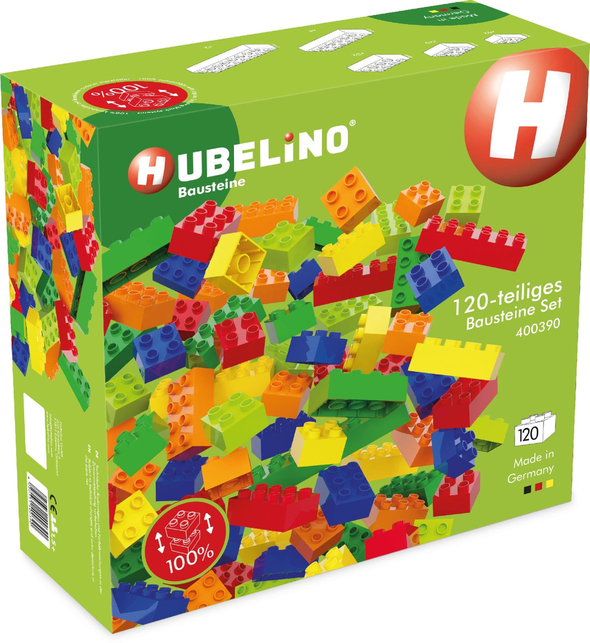 Hubelino Bausteine Set (120 Teile)