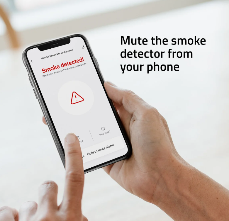 hombli Smart Smoke Detector, weiss (1 Stk)