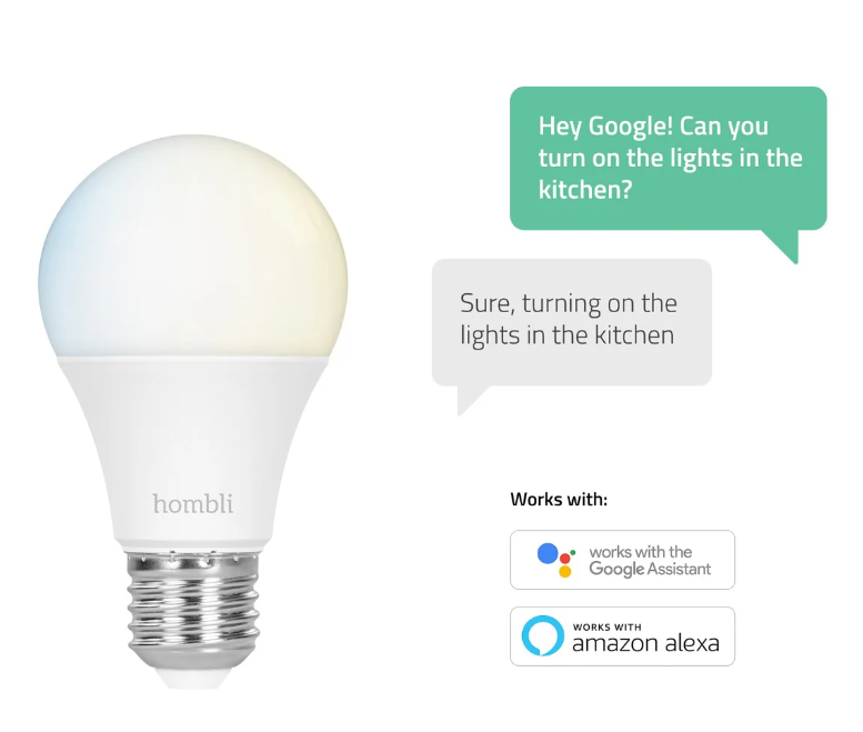 hombli Smart Bulb E27 CCT-Glühbirne, Promo Pack (2 Stk)