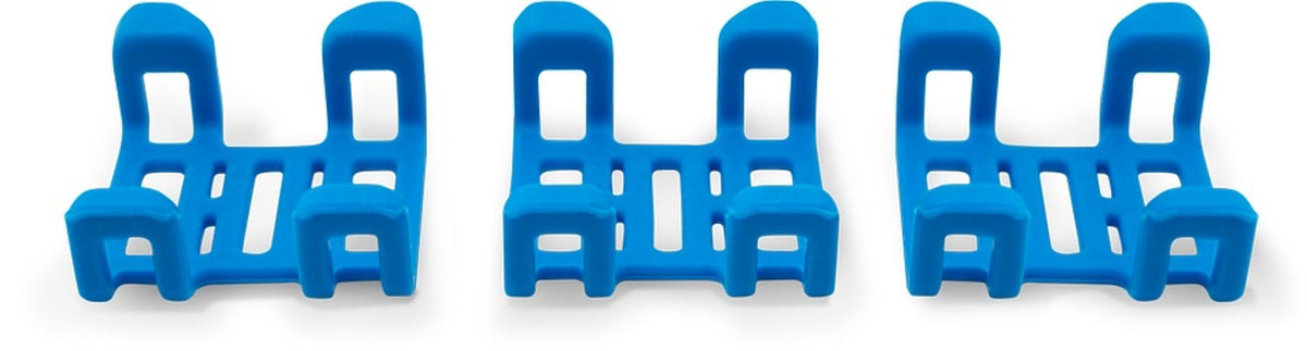 tractive GPS DOG Rubber Clips blau, Grösse bis 2.8cm (3 Stk)