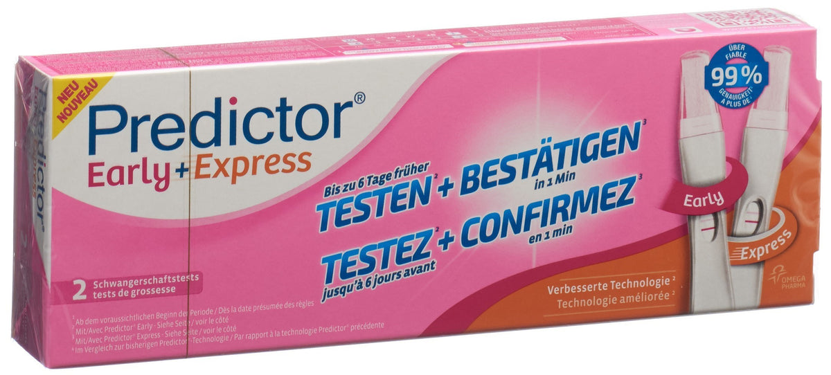 PREDICTOR EARLY+EXPRESS Schwangerschaft Test (2 Stk)