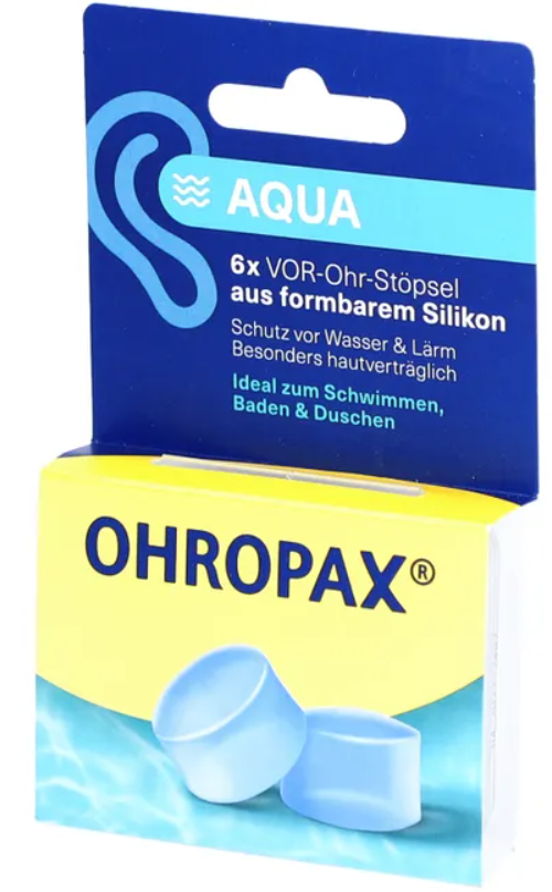 OHROPAX Silicon Aqua (6 Stk)