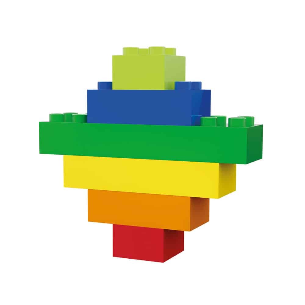 Hubelino Bausteine Set (60 Teile)
