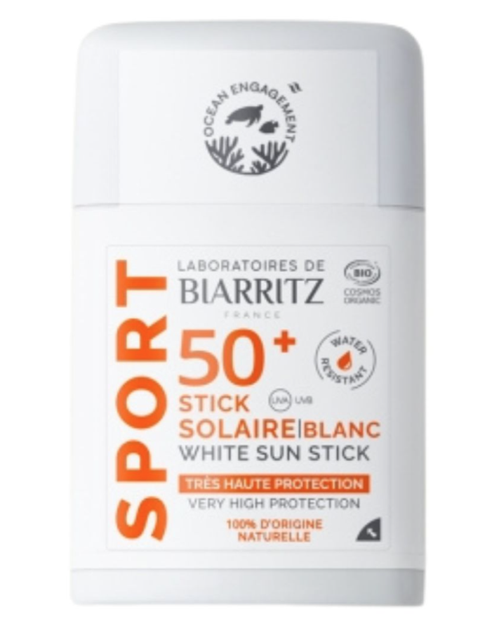 BIARRITZ Bio Sonnenstick LSF 50+ Sport Weiss (12g)