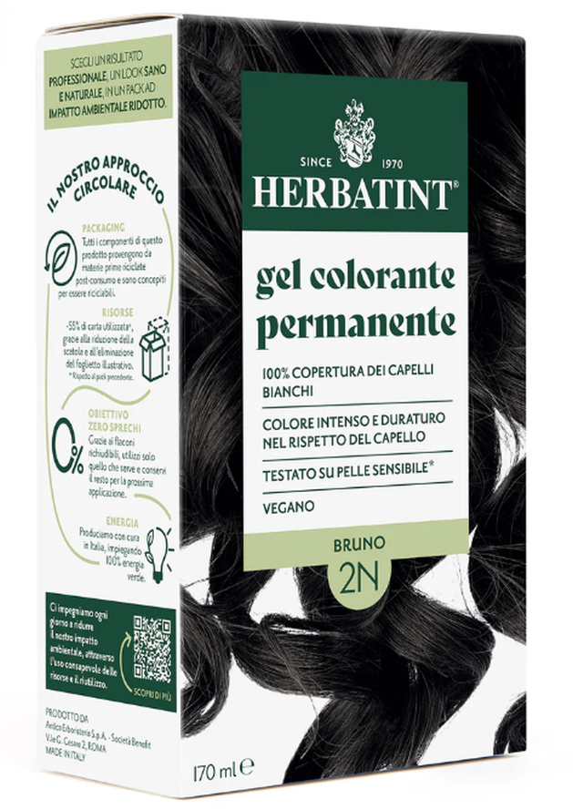 HERBATINT Haarfärbegel 2N Braun (170ml)