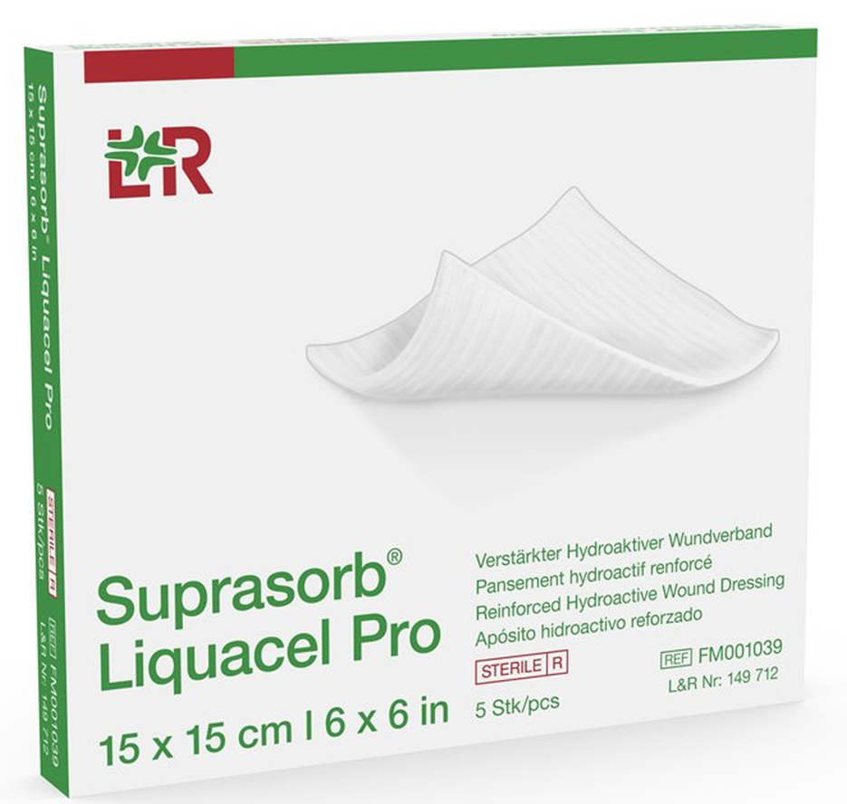 Suprasorb Liquacel Pro 15x15cm (5 Stk)