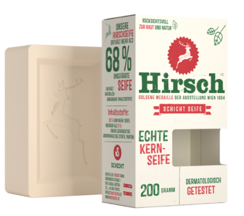 Hirsch Schicht-Kernseife (200g)