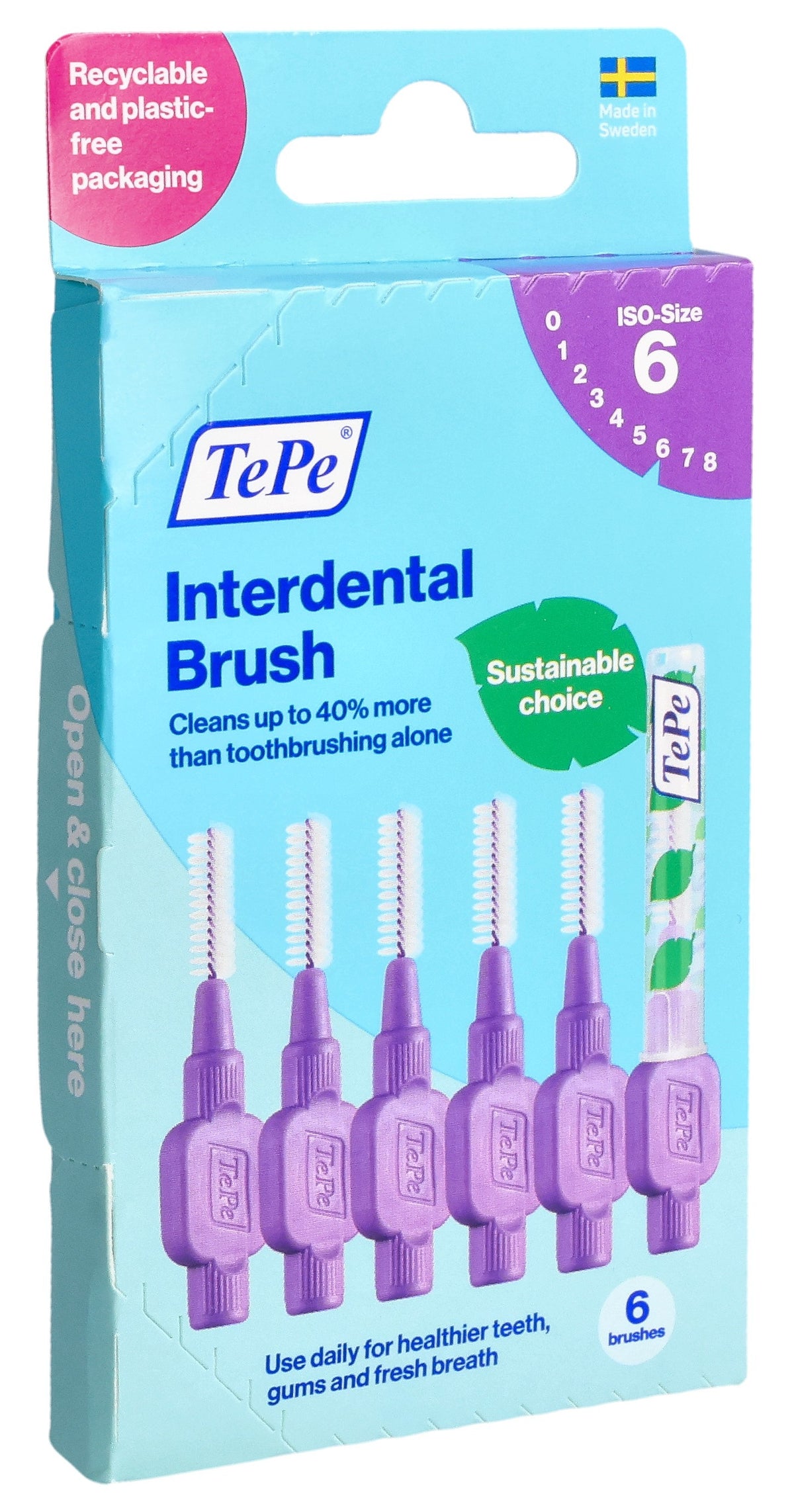 TePe Interdentalbürste 1.1mm violett (6 Stk)