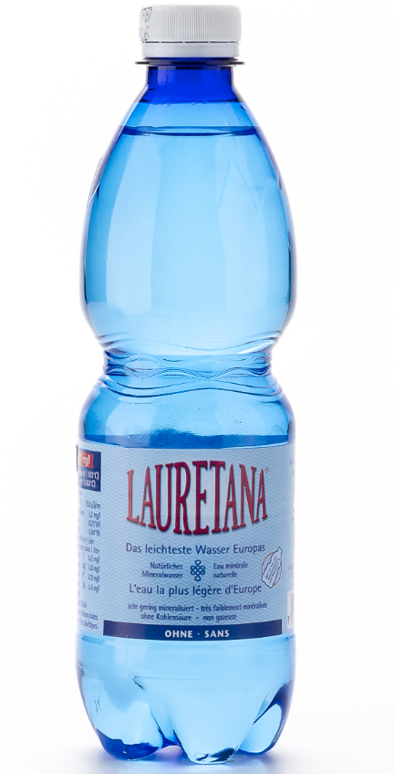 LAURETANA Mineralwasser ohne Kohlensäure (24x500ml)