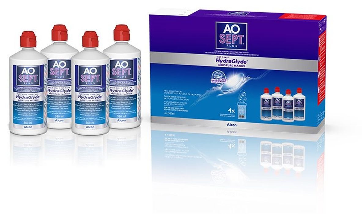 AOSEPT PLUS liquid mit HydraGlyde (4x360ml)