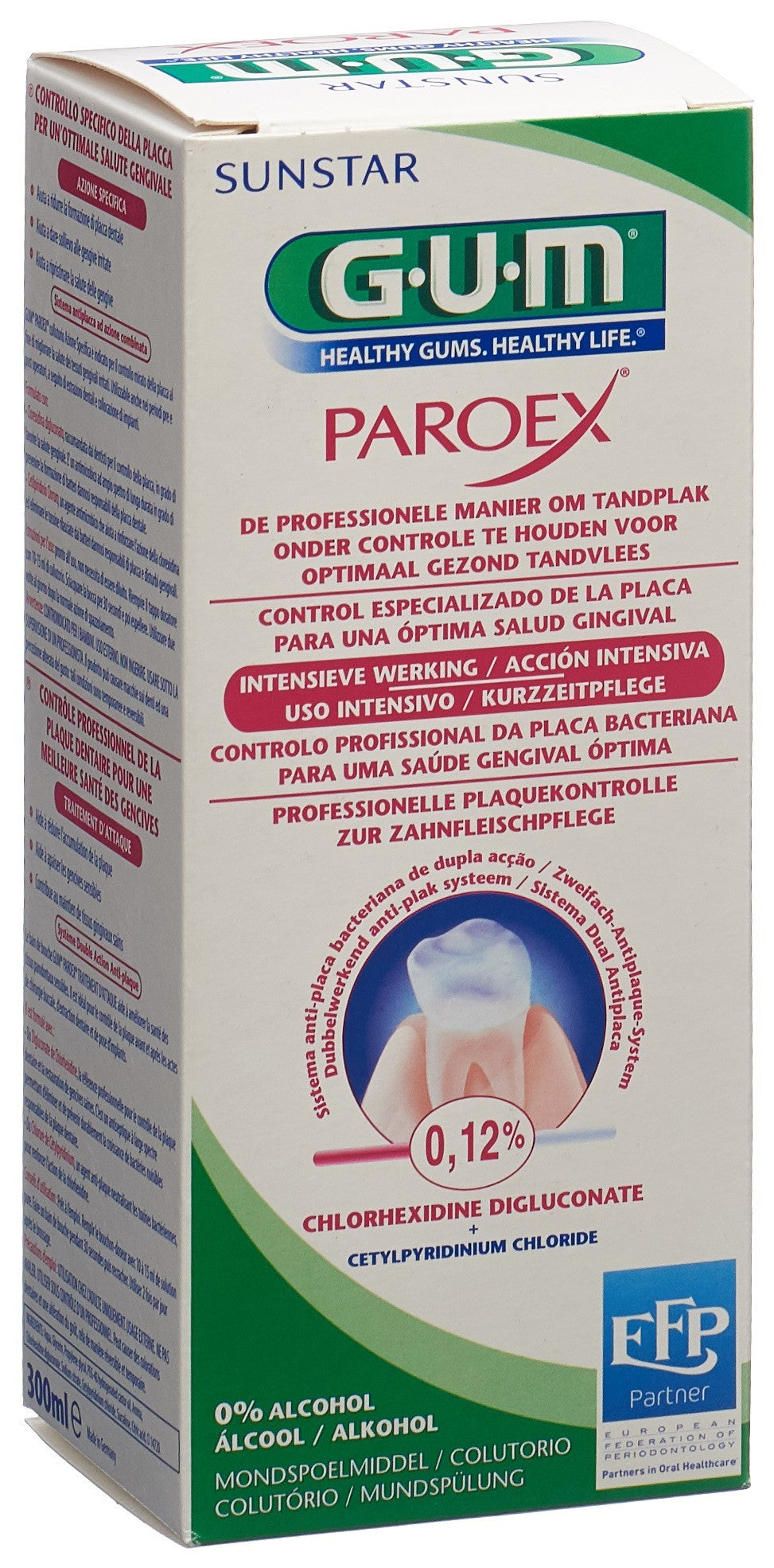 GUM Paroex Mundspülung 0.12 % Chlorhexidin (300ml)