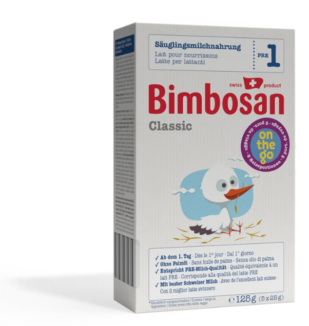 Bimbosan Classic 1 Säugling Reise (5x25g)