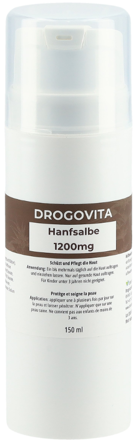 DROGOVITA Hanfsalbe 1200mg Dispenser (150ml)