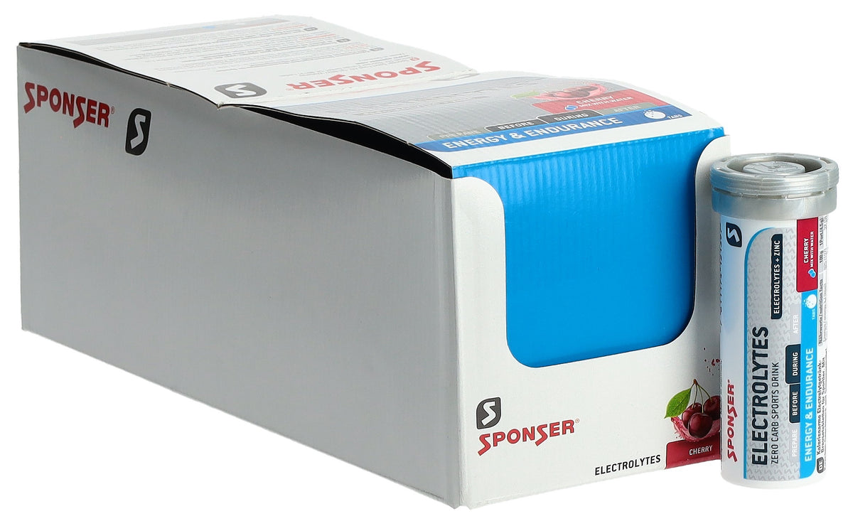 Sponser Elektrolyt Brausetabletten Electrolytes Cherry (12x10 Stk)