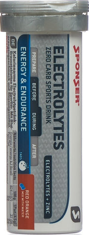 Sponser Elektrolyt Brausetabletten Electrolytes Red Orange (10 Stk)