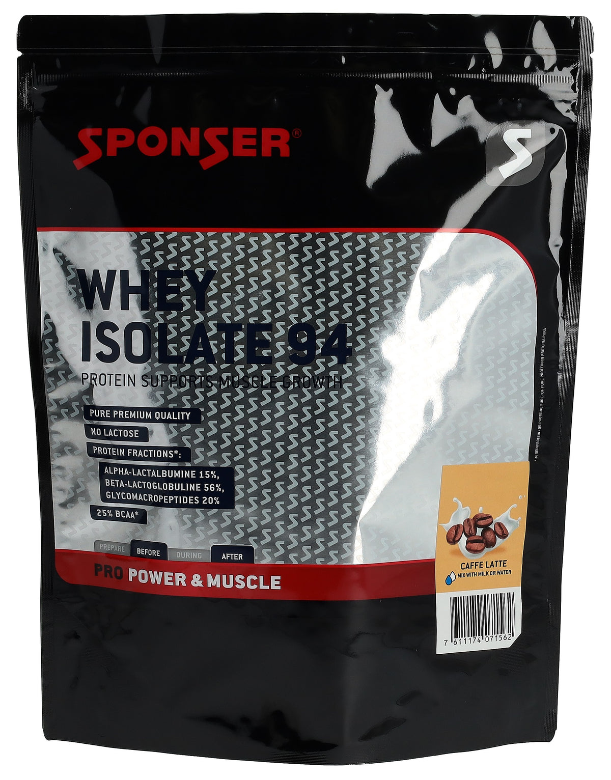 Sponser Whey Isolate 94 Caffe Latte (1.5 kg)