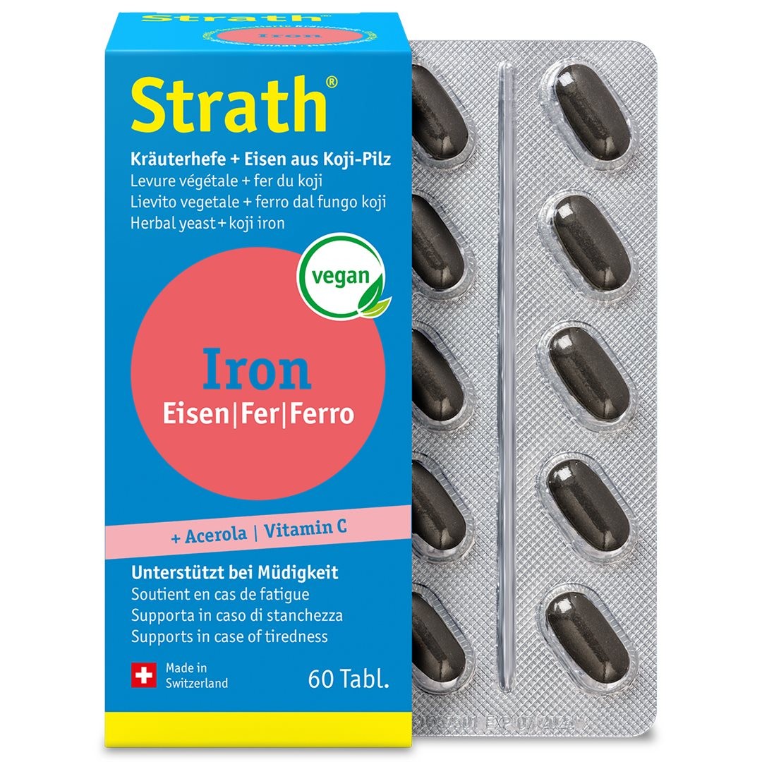 Strath Iron natürliches Eisen + Kräuterhefe (60 Stk)