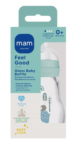 MAM Feel Good Glasflasche 170ml 0+m (1 Stk)