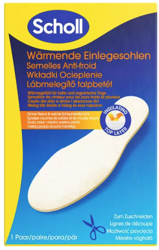 Scholl Warm Feet Einlegesohlen im Faltformat (1 Paar)