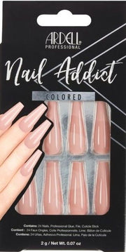 Ardell Nail Addict Colored Nude Pink (28 Stk)
