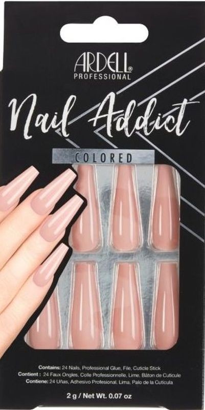 Ardell Nail Addict Colored Nude Pink (28 Stk)