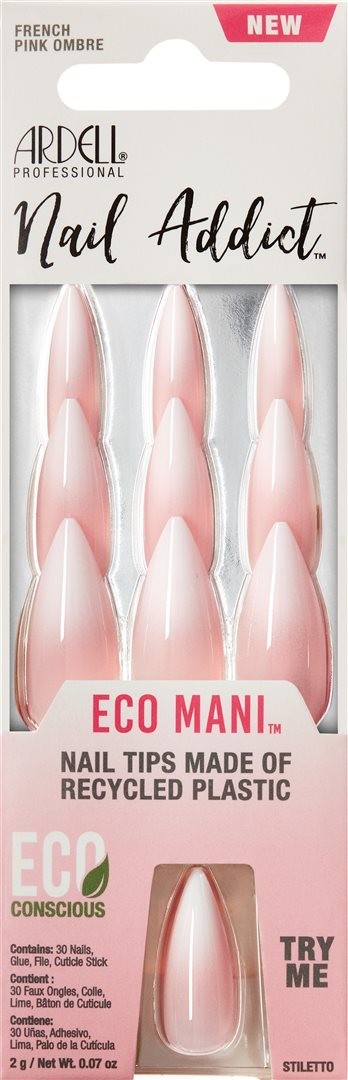 Ardell Eco Mani Pink Ombre (30 Stk)
