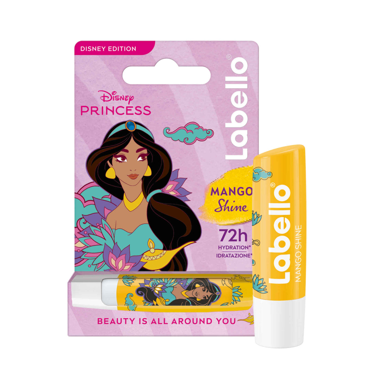 Labello Disney Princess Jasmin Mango Shine Baume à Lèvres (4.8g)