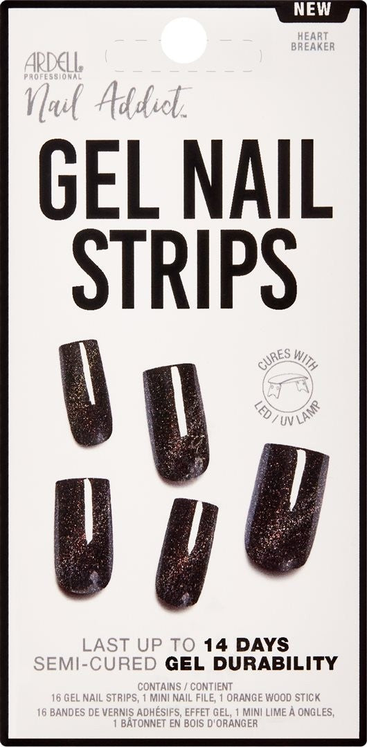 Ardell Nail Addict Gel Strips Heart Breaker (16 Stk)