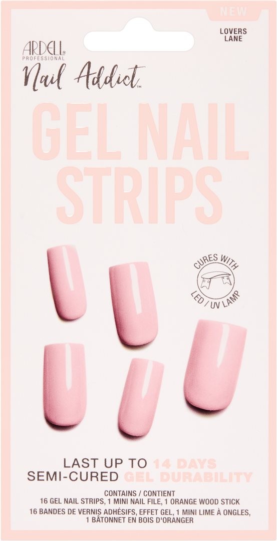 Ardell Nail Addict Gel Strips Lovers Lane (16 Stk)