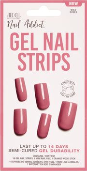 Ardell Nail Addict Gel Strips Wild Roses (16 Stk)