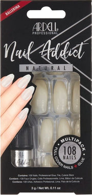 Ardell Nail Addict Natural Ballerina Multipack (108 Stk)