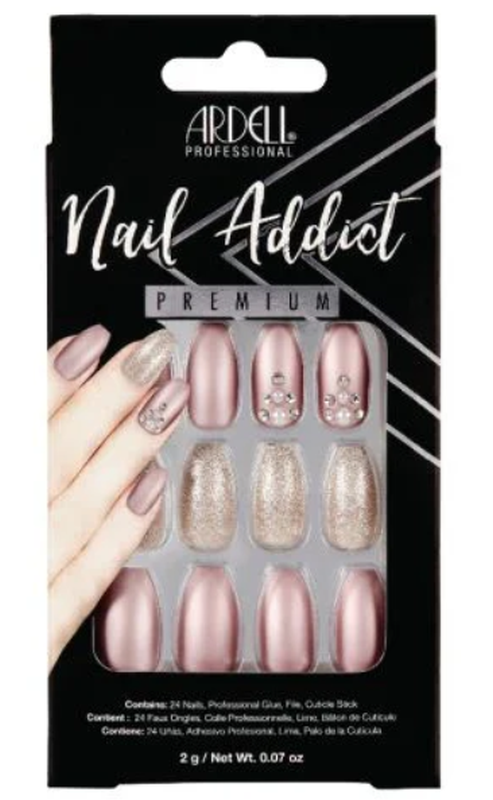 Ardell Nail Addict Premium Metallic Lilac Pearl (24 Stk)