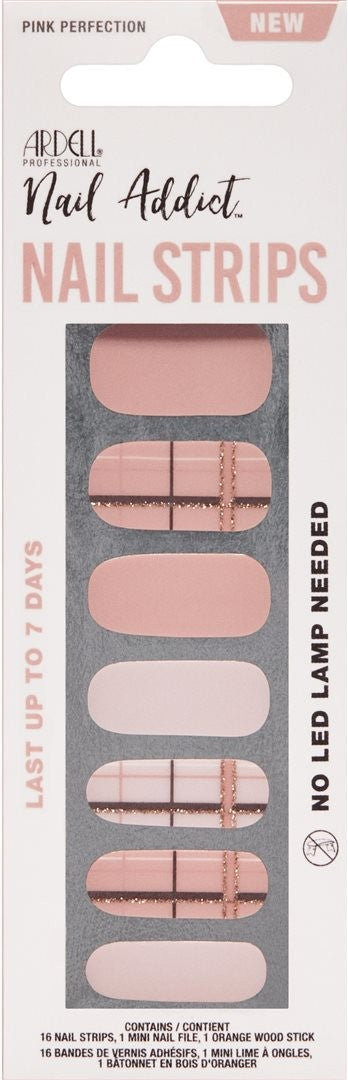 Ardell Nail Addict Nail Strips Pink Perfection (16 Stk)