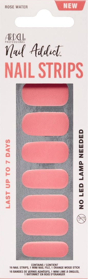 Ardell Nail Addict Nail Strips Rose Water (16 Stk)