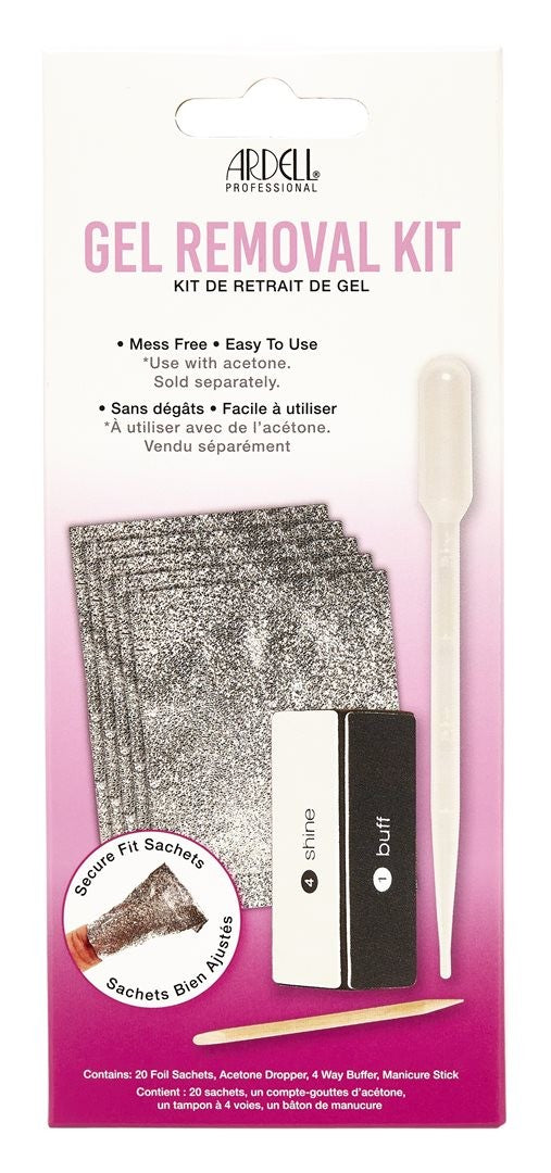 Ardell 1 Step Gel Polish Removal Kit (26-teilig)