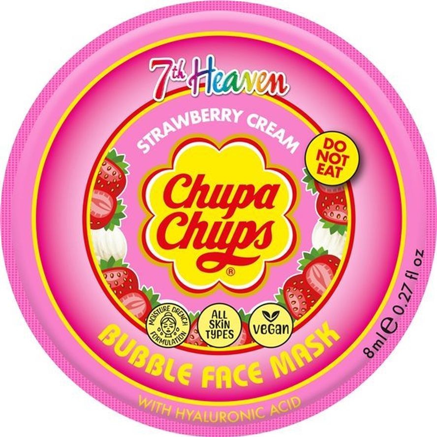 7th Heaven Bubble Mask Chupa Chups Strawberry (8ml)